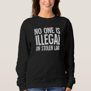 Camiseta Indígenas Nacional Americano Ninguém É Ilegal Em R