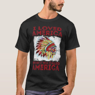 Camiseta Indígenas P Nativo Mês do Patrimônio Indiano Ameri