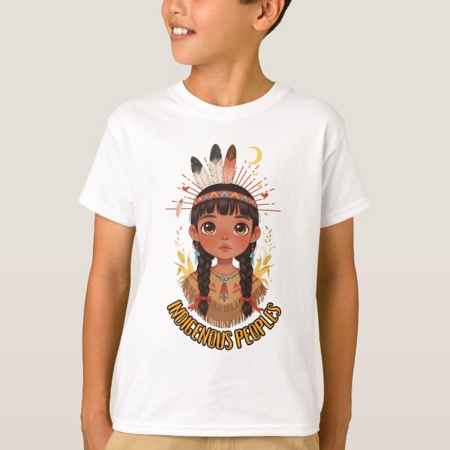 Camiseta Indigenous Peoples Native History & Awareness (Frente)