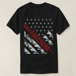 Camiseta Indignação com a liberdade dos EUA