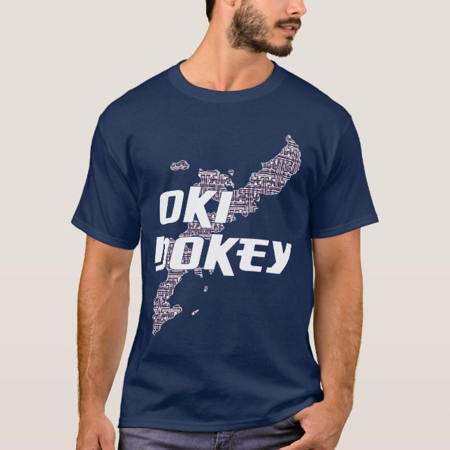 Camiseta Índigo de Oki Dokey (Frente)