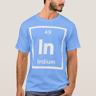 Camiseta Índio - Entrada - Mesa Periódica de Elementos - Ci