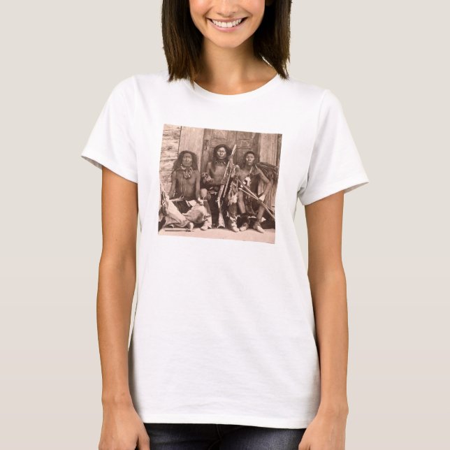 Camiseta Índios Spokane, 1861 (foto b/c) (Frente)