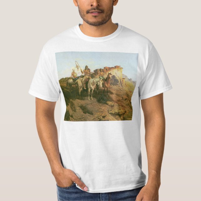 Camiseta Índios Vintage, Saqueadores da Pradaria, Seltzer, (Frente)