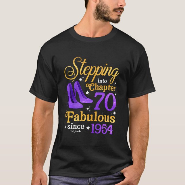 Camiseta Indo Ao Capítulo 70 Fabuloso Desde 1954 70 (Frente)