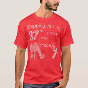 Camiseta Indo Ao Meu 37º Aniversário Com Deuses Grace E