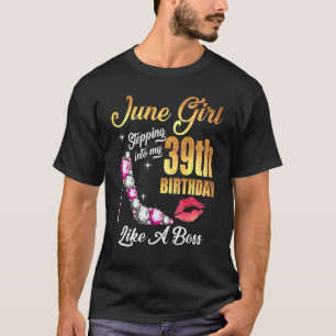 Camiseta Indo Ao Meu 39º Aniversário Como Um Chefe Por 39