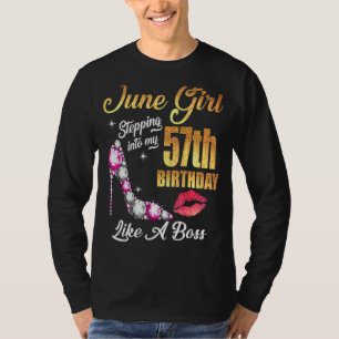 Camiseta Indo Ao Meu 57º Aniversário Como Um Chefe Por 57