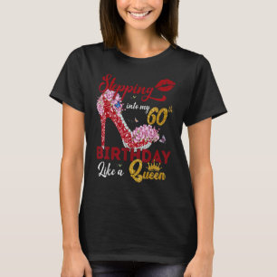 Camiseta Indo Ao Meu 60º Aniversário Como Uma Rainha 60 Ano