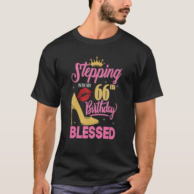 Camiseta Indo Ao Meu 66º Aniversário Como Um Chefe De 66 An (Frente)