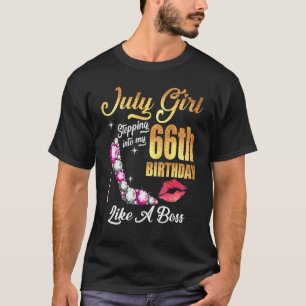 Camiseta Indo Ao Meu 66º Aniversário Como Um Chefe Por 66