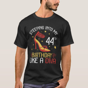 Camiseta Indo Ao Meu Aniversário 44 Como Um Diva Happy T