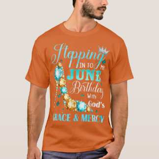 Camiseta Indo Ao Meu Aniversário De Junho Com Deuses Grace 
