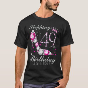 Camiseta Indo Ao Meu Quarenta E Noivo Como Um Chefe 49º Da