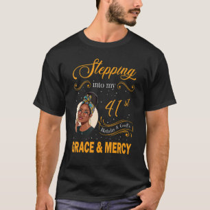 Camiseta Indo Ao Meu Quarenta E Um Aniversário Como Uma Rai