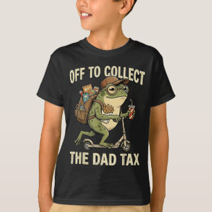 Camiseta Indo cobrar o imposto do papai meme de sapo engraç