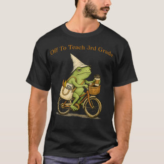 Camiseta Indo Ensinar 3º Ano Sapo Divertido Terceira Série