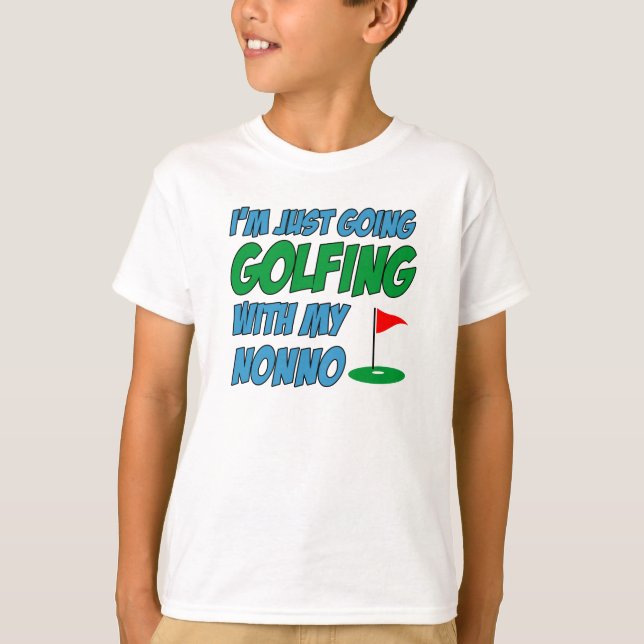 Camiseta Indo Golfar Com Um Avô Não Italiano (Frente)