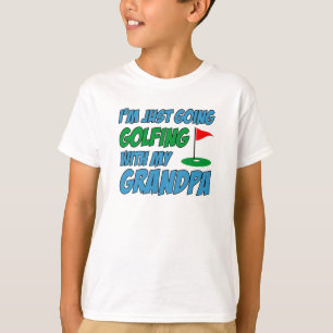 Camiseta Indo Golfe Com O Vovô Vovô