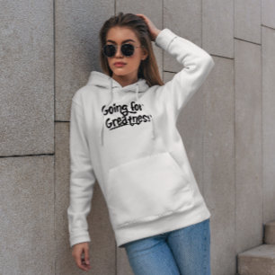 Camiseta Indo para a Grande Quota Positiva Hoodie