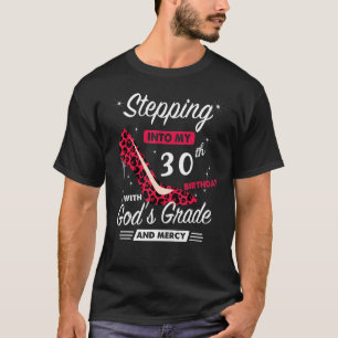 Camiseta Indo para a minha aniversário de 30 anos com a gra