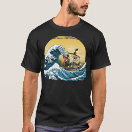 Camiseta Indo para a Onda de Feliz - uma peça E essencial