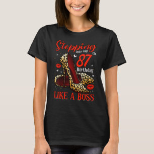 Camiseta Indo Para As Minhas 87 Meninas De Aniversário, 87