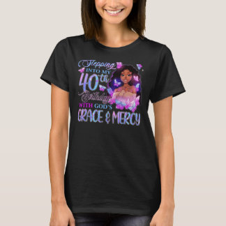 Camiseta Indo para o meu 40º com Melan, Compaixão de Graça