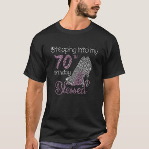 Camiseta Indo Para O Meu 70 Aniversário