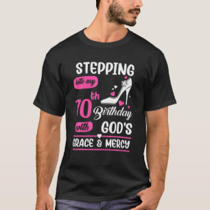 Camiseta Indo para o meu aniversário de 70 com a graça de D