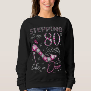 Camiseta Indo para o meu aniversário de 80 como um Queen Bd
