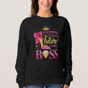 Camiseta Indo Para O Meu Futuro Como Uma Mulher Chefe