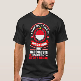 Camiseta Indonésia Indonésia, Indonésia, Sinalizador Cote_1