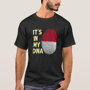 Camiseta Indonésia: Minha Equipe De Bandeiras Da Indonésia