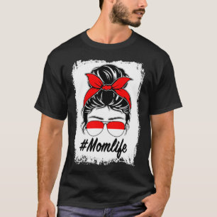 Camiseta Indonésia Sinalizador indonésio Mãe Mensagem Manhã