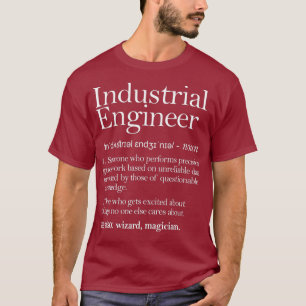 Camiseta Indústria de Roupa de definição de Engenheiro i