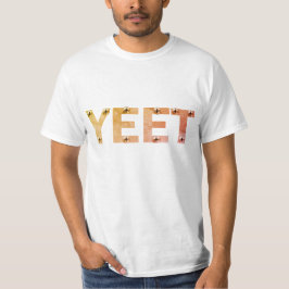 Camiseta Industrial Grey YEET Typography