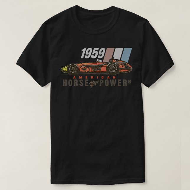 Camiseta Indy Racing Vintage Heritage T (Frente do Design)