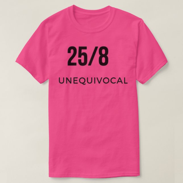 Camiseta Inequívocal 258 Hustler (Frente do Design)