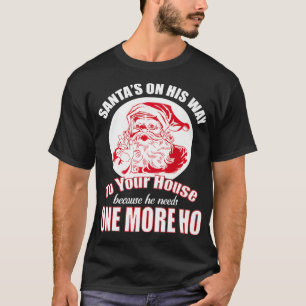 Camiseta Inequívoco NatalRude Santa Claus Gag Gif