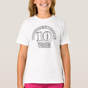 Camiseta Inesquecível 10 anos