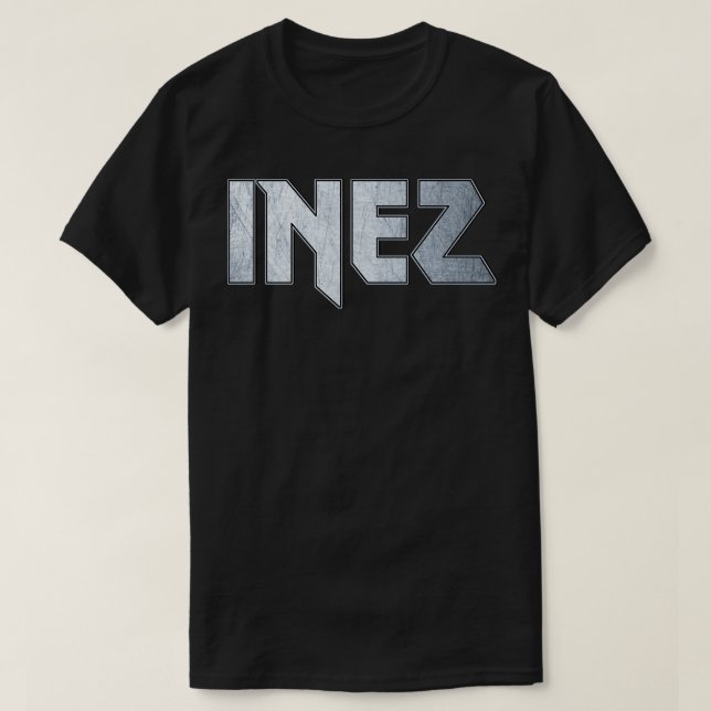 Camiseta Inez de metais pesados (Frente do Design)