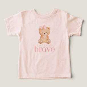 Camiseta infância corajosa beary cancro crianças doentes fo