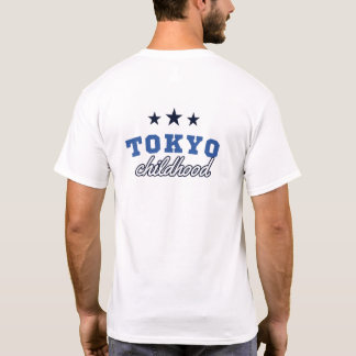 Camiseta Infância de Tóquio - Design de Streetwear Urbanas