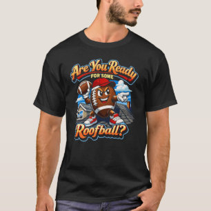 Camiseta Infância Futebol de Telhado Jogo Você Está Pronto 