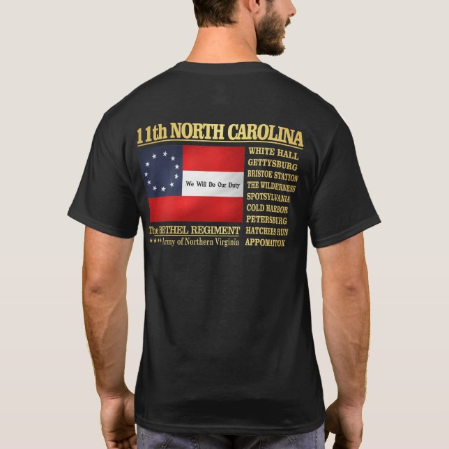 Camiseta Infantaria da Carolina do Norte (BA2) (Verso)
