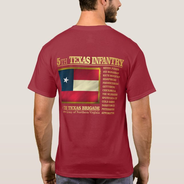 Camiseta Infantaria do Texas 5 (BA2) (Verso)