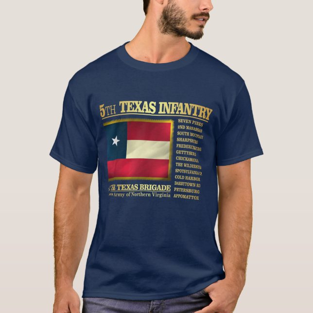 Camiseta Infantaria do Texas 5 (BA2) (Frente)