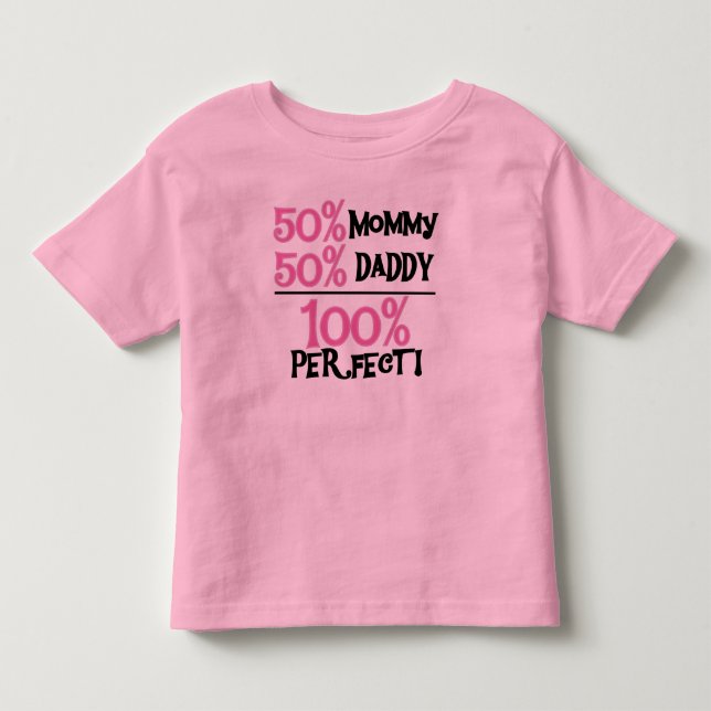 Camiseta Infantil 100% Rosa Perfeito (Frente)
