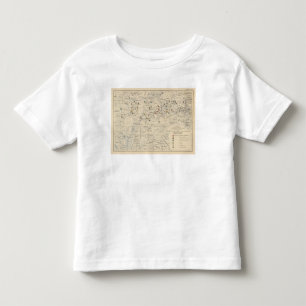 Camiseta Infantil 126 centros de população, fazendas